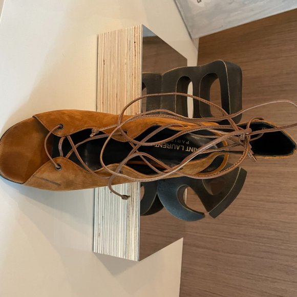 Yves Saint Laurent YSL Block Heel Sandal - Picture 5 of 7